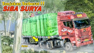 SIBA SURYA TERBARU DI TANJAKAN EXTREME !! KONVOI FAW JH6 SUMATERA