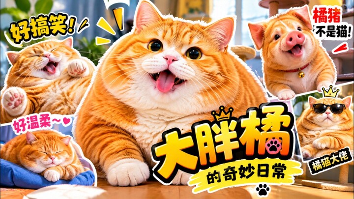 大胖橘的奇妙日常 橘猫的搞笑生活与温柔瞬间