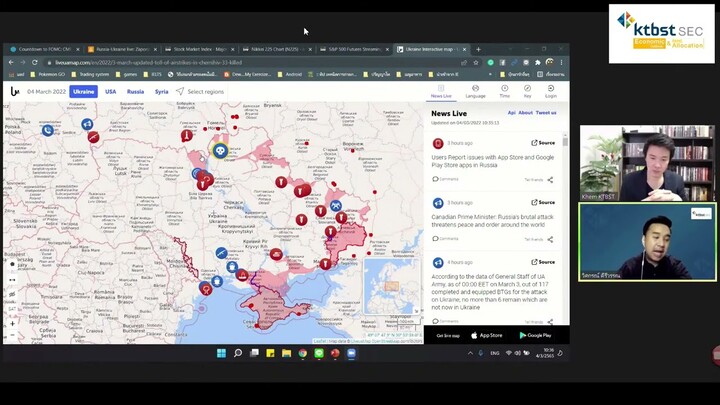 KTBST Economic Outlook & Asset Allocation : เลือกสินทรัพย์รับมือ สงครามยูเครน