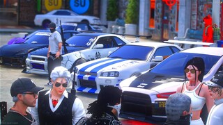 AKU DATANG KE ACARA CAR MEET DI GTA 5 ROLEPLAY ! SKYLINE KEI DI TANTANG OLEH MEREKA SEMUA