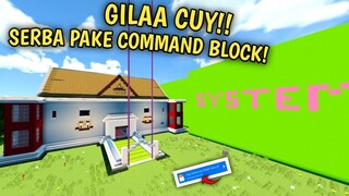 GILAA CUY! SEMUA SISTEM RUMAH INI PAKE COMMAND BLOCK!! - Map Showcase Minecraft #49