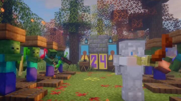 When I was playing Minecraft Utopia and just planning to relax in my old age, I found that the music