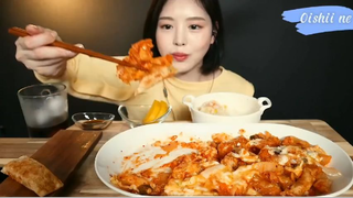 Món kết hợp, kim chi, pizza sủi cảo 5 #amthuc