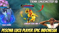 Pesona Lucu player Epic Mobile Legends Indonesia, Mobile Legends Lucu Momen 🤣