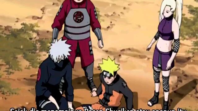 momen pertama kali naruto menggunakan raseggan syuriken
