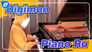 [Digimon] Dua Lagu Populer Digimon「Butter-Fly & Brave Heart」Piano Ru Emosional_2