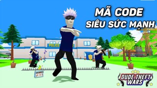 TỔNG HỢP CÁC MÃ CODE SIÊU SỨC MẠNH TRONG GAME DUDE THEFT WARS