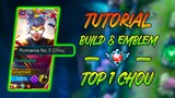 NEW TUTORIAL CHOU ROTATION FOR AUTO WIN RANKED BY TOP 1 CHOU
