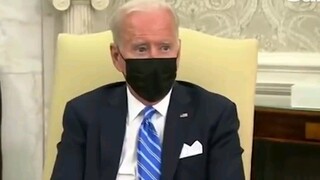 The most complete version of Biden having diarrhea (his expression starts to look strange at 14 seco