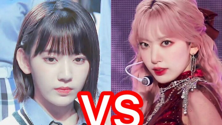 Sakura Miyawaki in Japan VS Sakura Miyawaki in South Korea