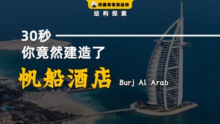 Hanya dalam 30 detik, Anda membangun Burj Al Arab