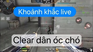 CF LEGENDS/Khảnh khắc live đụng độ dân óc chos