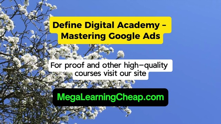 Define Digital Academy – Mastering Google Ads