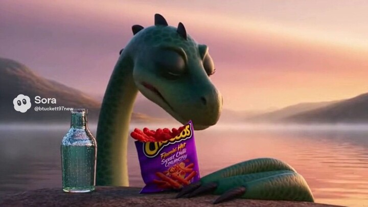 Loch Ness Cheetos ASMR [SORA]