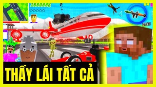 [ Dude Theft Wars ] CHO THẦY CHẠY HẾT PHƯƠNG TIỆN TRONG GAME | GAME CÙNG LỚP HỌC  ​