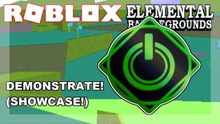 [NEW ELEMENT UPDATE!] TECHNOLOGY Element Demonstrate! (Showcase!) | Roblox Elemental Battleground