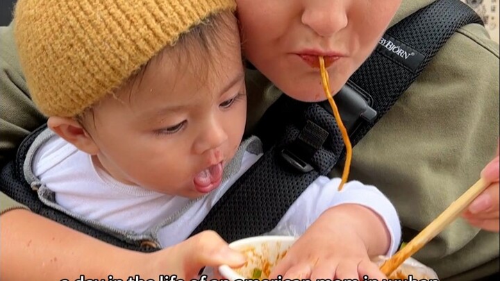 30岁美国妈妈在武汉生活的一天