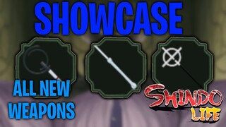 ALL NEW WEAPONS (Moon Staff, Sun Staff, Kokotsu Blade) SHOWCASE | Shindo Life