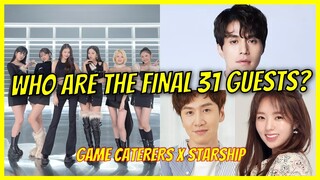 Game Caterers Will Feature 31 Artists From Starship Entertainment and King Kong by Starship