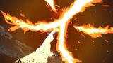 A video can show you how flaming Naruto can really be! Wherever the leaves are flying, the fire is s