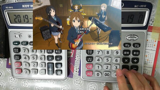 [Calculator Play of "K-ON!!" OP+ED!]