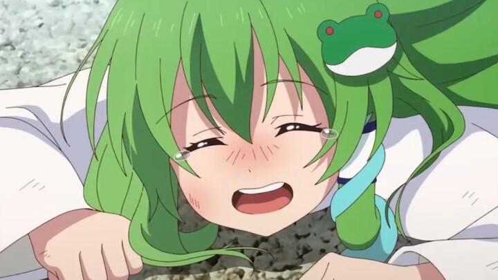 Does anyone like Sanae in the red and white shrine maiden costume?