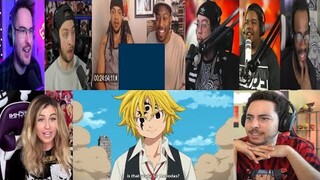 SEVEN DEADLY SINS  EPISODE 2x23 REACTION MASHUP!! [ RE-UPLOAD]