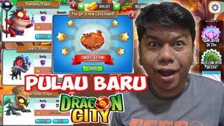 LAVA ISLAND Terbuka dan Summon Tiga Naga Legendary Sekaligus Kejar 100 Naga ( Dragon City Android )