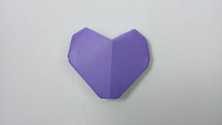 Folded my feelings into a little purple heart 💜