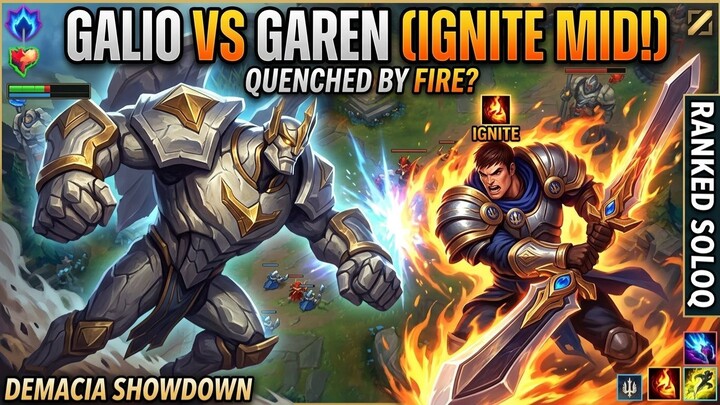 Galio vs Garen Mid