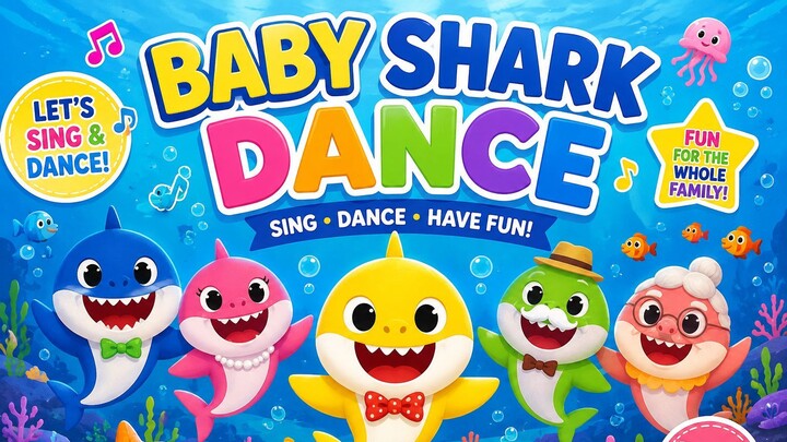 Baby Shark Dance _ #babyshark Most Viewed Video _ Animal Songs _ PINKFONG Songs
