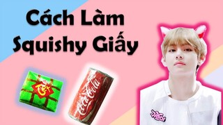 Cách làm squishy giấy bts | Squishy giấy BTS | Cách làm squishy giấy chậm tăng - squishy giấy 3d