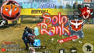 [Cao Thủ FreeFire] Solo Rank HT Dễ hay Khó AFK Quỷ Dữ