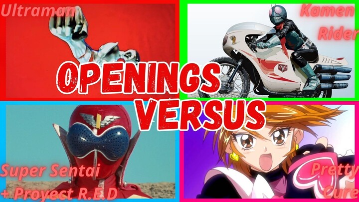 Opening Versus 2004 - 2026 (Ultraman vs Kamen Rider vs Super Sentai + Project R.E.D vs Pretty Cure)