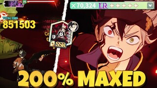 FULLY MAXED BLACK ASTA BUT WHAT HAVE THEY DONE 😔 - Black Clover Mobile