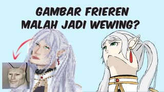 ikutan trend gambar frieren tapi kok malah jadi sigma