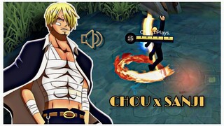 SANJI in Mobile Legends 😱😳