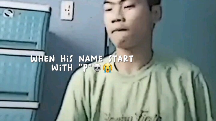 when your crush name starts with "P" be like ugh😩