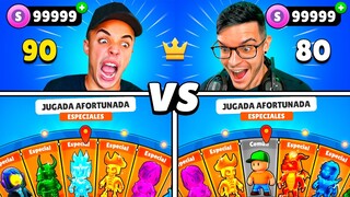 ¡BATALLA DE RULETAS 500€ de STUMBLE GUYS! 😱 (x6 ESPECIALES)