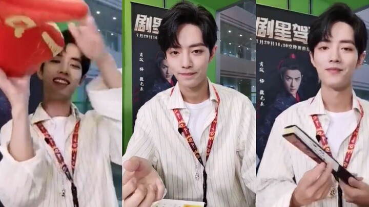 【Xiao Zhan】Canggung banget! Seluruh adegan ambruk hahaha! Kakak, kok kamu imut banget [nangis ketawa