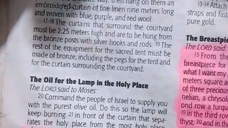 Daily Verse.                  Exodus 27:20-21