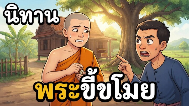 🌟🌟พระขี้ขโมย | 🍃นิทานสอนใจ เตือนคนโลภ 🌿สุดท้ายต้องรับกรรมที่ตัวเองก่อ🌟🌟