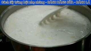 Cách lấy trùng bột nhẹ nhàng - BÁNH RĂNG BỪA - BÁNH LÁ #8