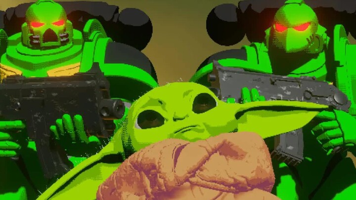 【Warhammer 40K】Salmon Bertemu Grogu oleh Full Moon Studios