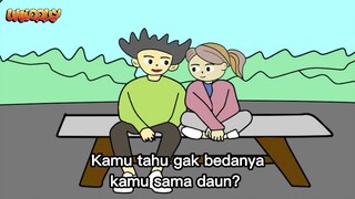 bedanya kamu sama daun