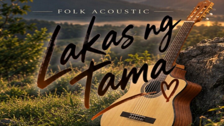 Lakas ng Tama | JVM Lyrics | Folk Acoustic OPM Song