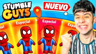 Conseguí la NUEVA SKIN de SPIDERMAN * secreta * 😍 STUMBLE GUYS