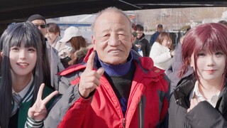 I went to Tianjin to watch the old man diving!