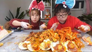 mâm Hải sản sốt cay