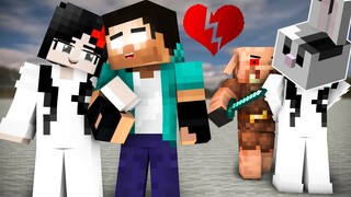 SADAKO RABIT CURSE HEROBRINE|SAD STORY LIFE - CAMBO MINECRAFT ANIMATION